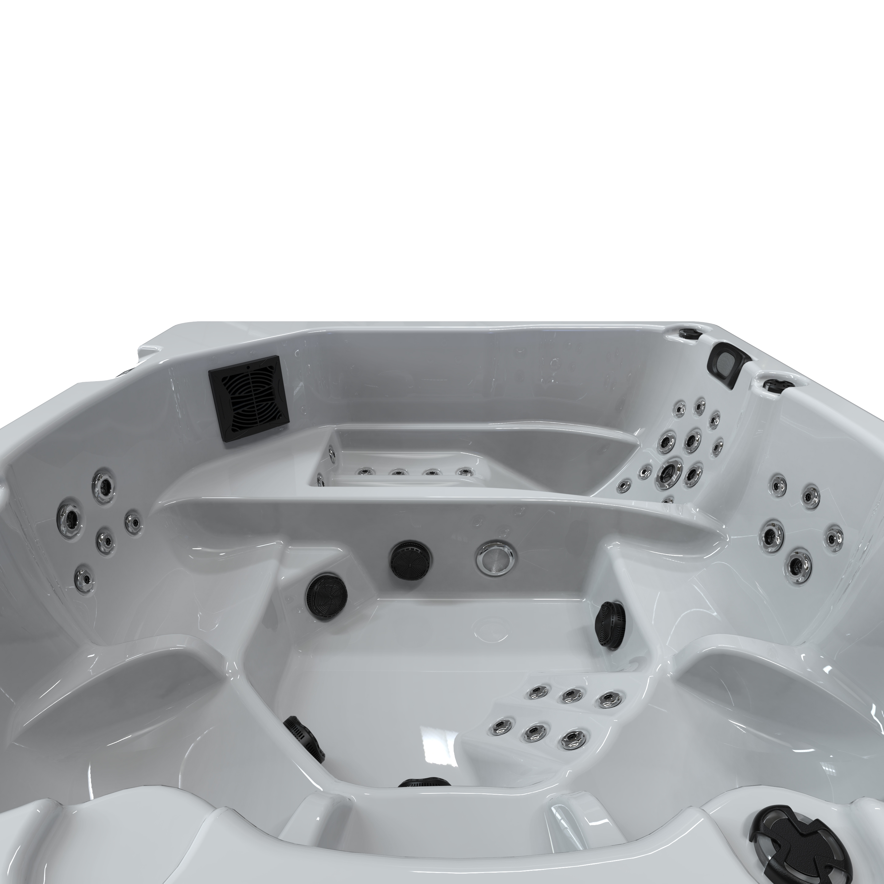 Hydro Air Jet Whirlpool Massage Outdoor Hot Tub Spa