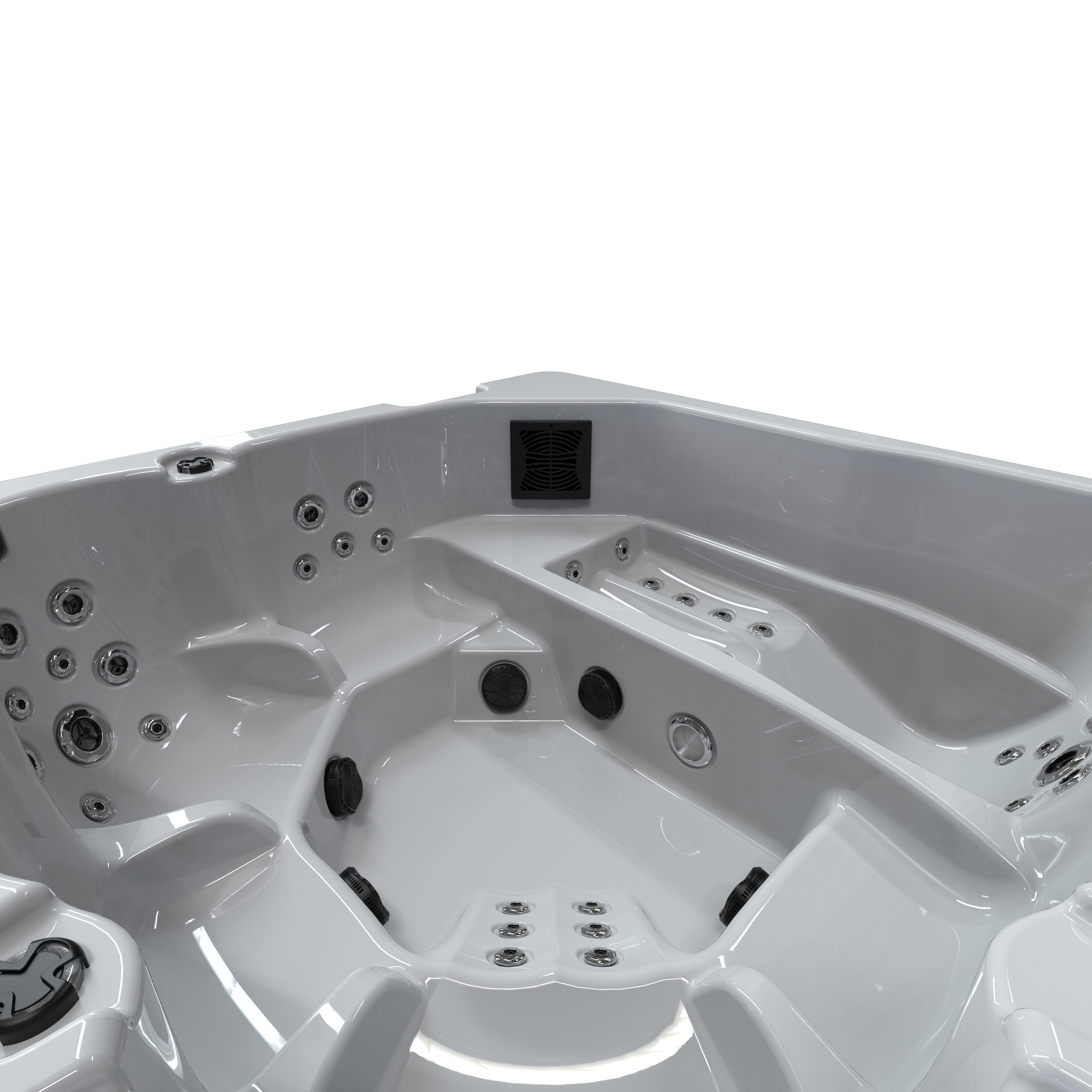 Hydro Air Jet Whirlpool Massage Outdoor Hot Tub Spa