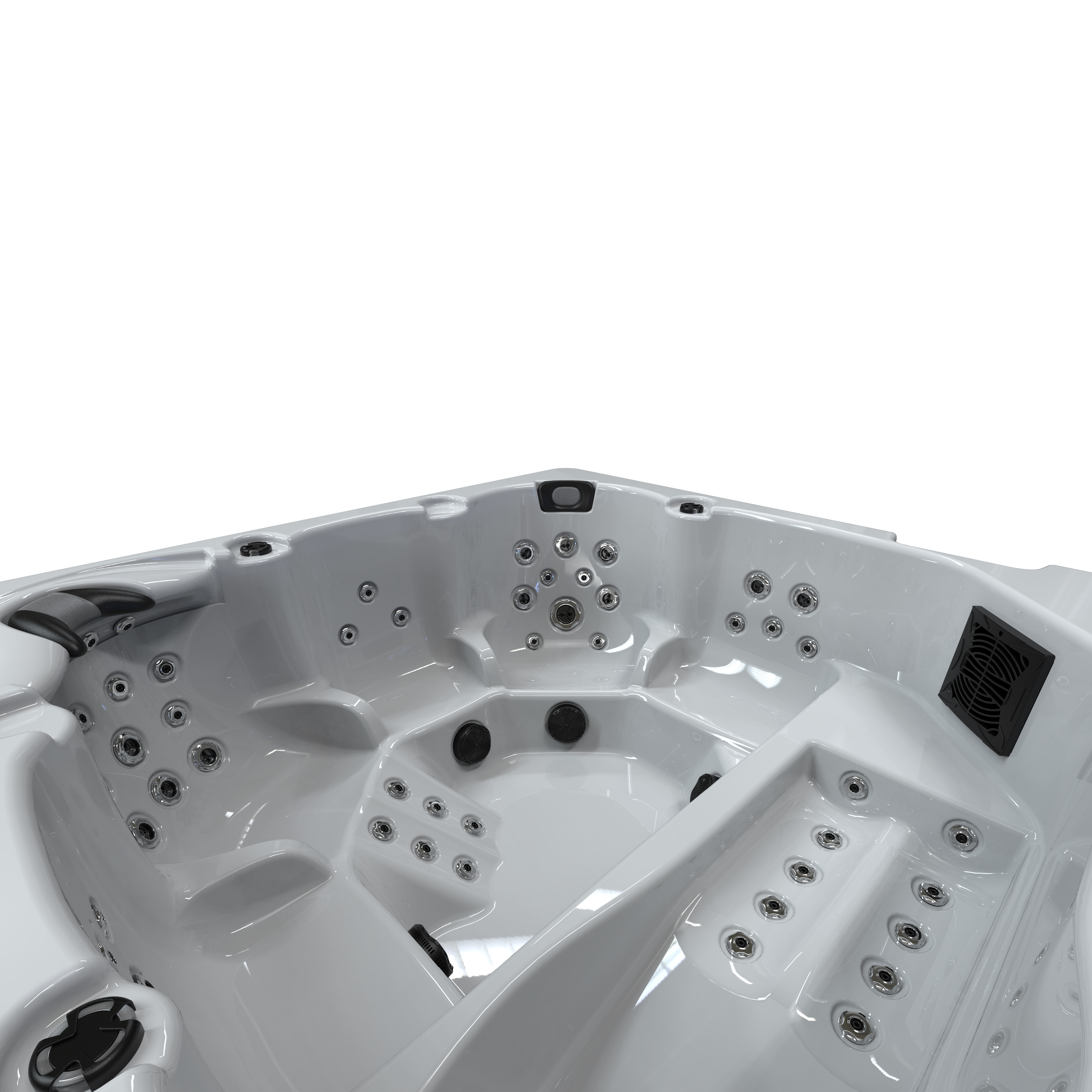 Hydro Air Jet Whirlpool Massage Outdoor Hot Tub Spa