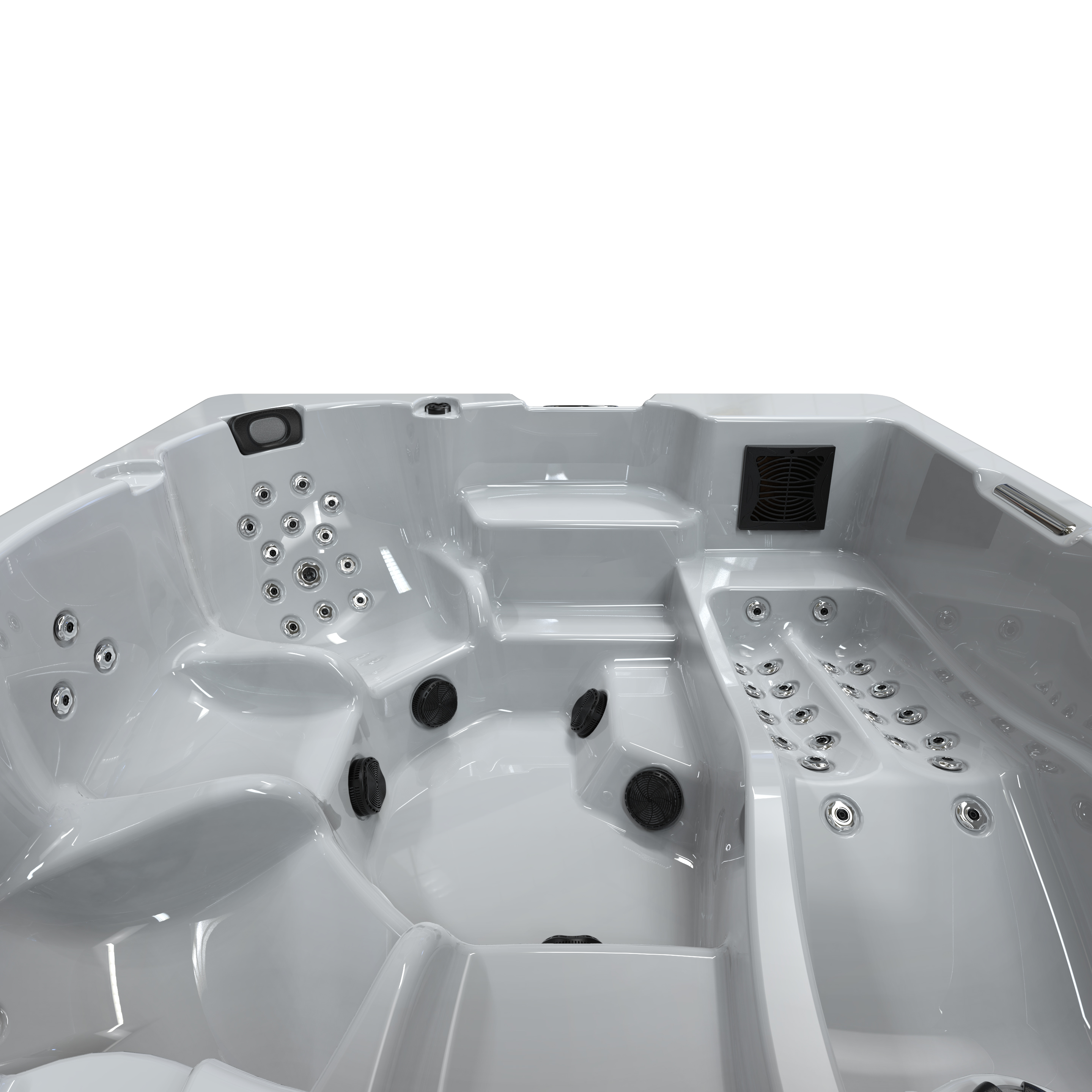 Smart balboa plug and play hot tub with 89 jets
