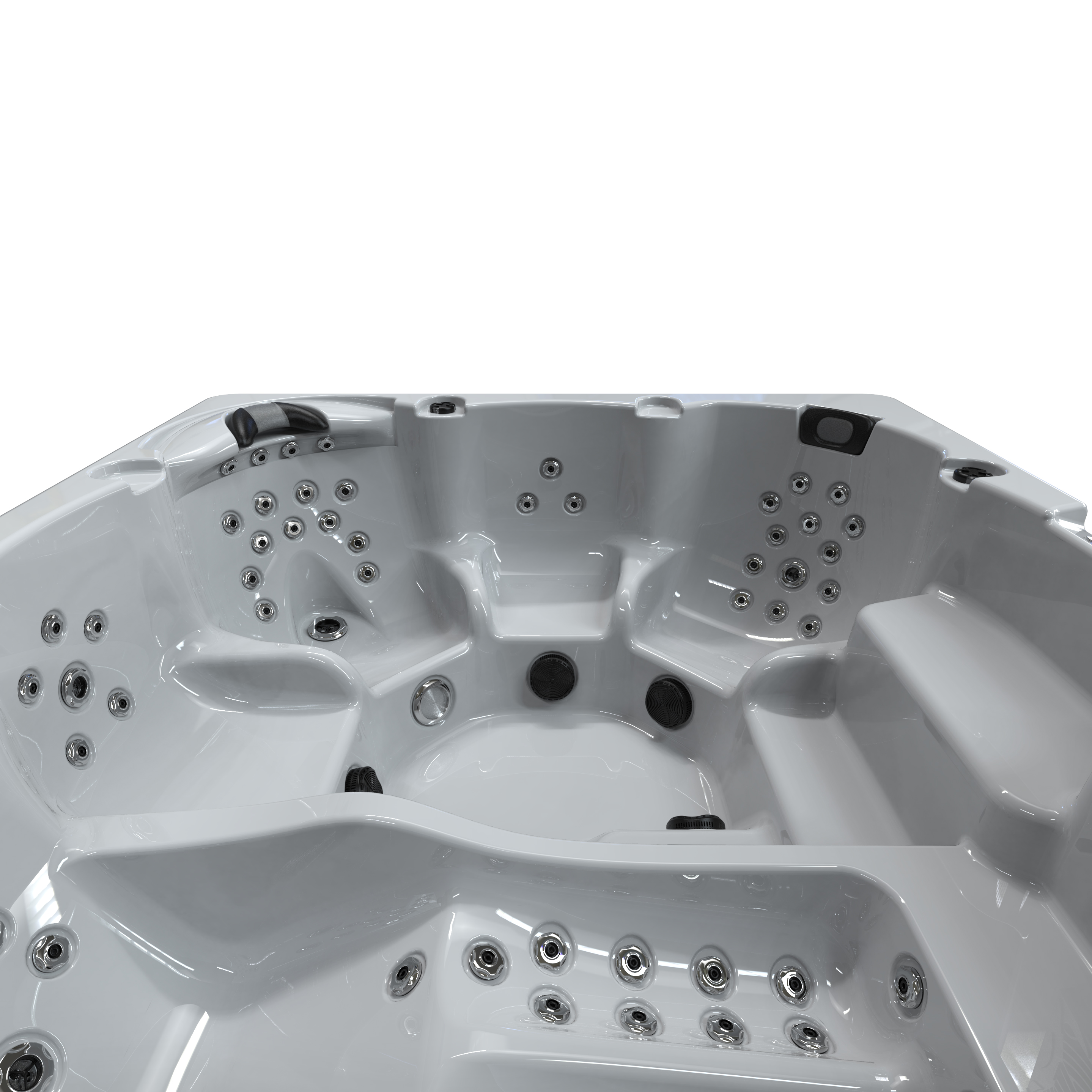Smart balboa plug and play hot tub with 89 jets