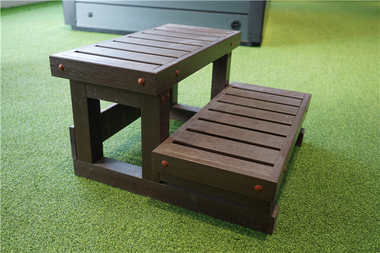 Anti slip 2 tier outdoor spa hot tub steps