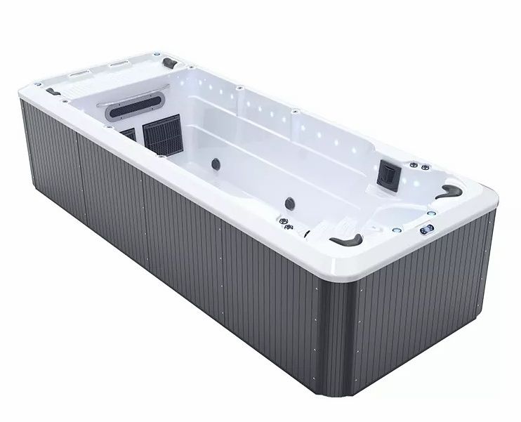 Acrylic Endless Swim Spa Hot Tub Combo Acrylic Endless Swim Spa Hot Tub Combo