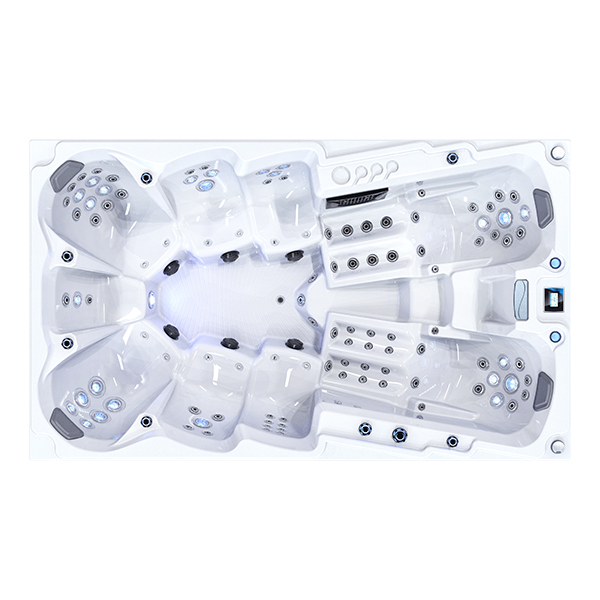 Acrylic Hot Tub Foam Party Spa For 9 Person