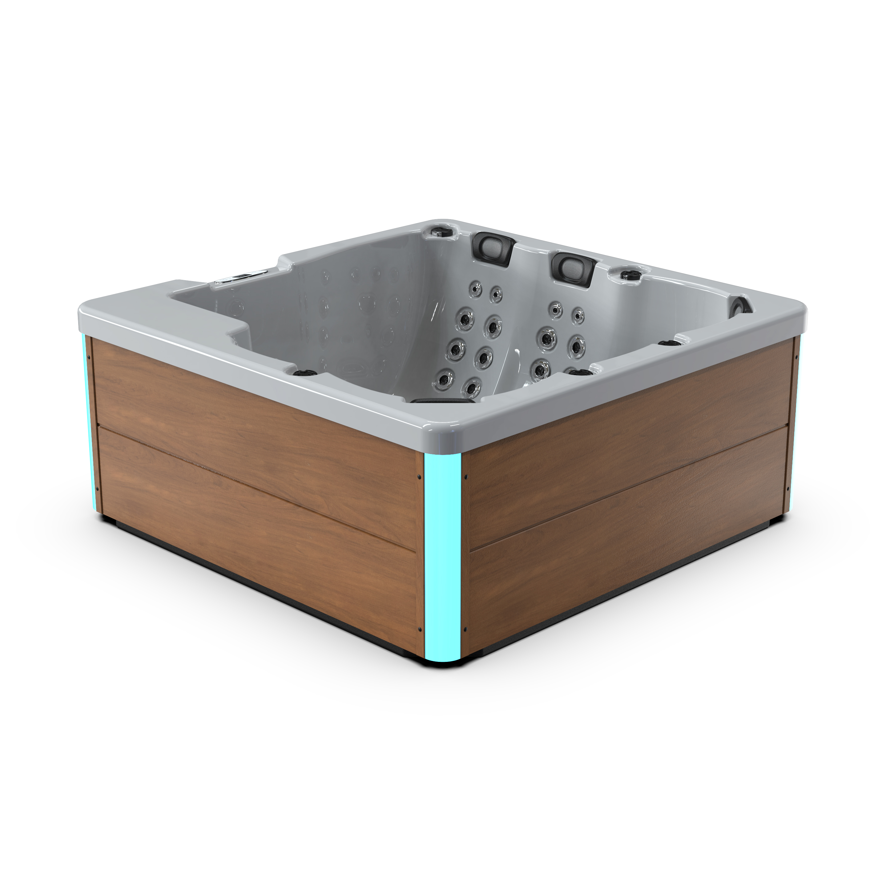 In ground square lazy spa 6 person aquarest hot tub spa