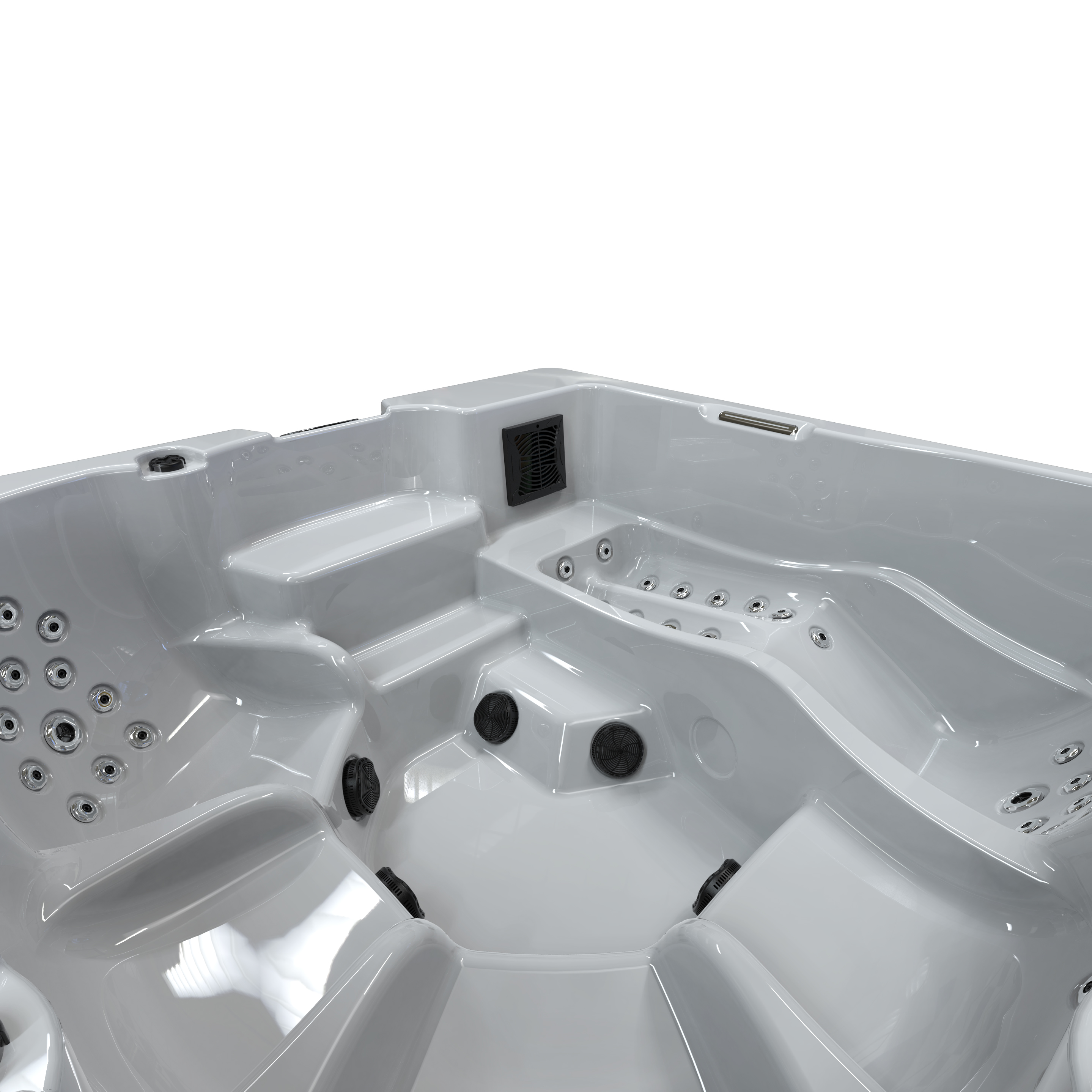 5 person luxuria spas lounger hot tub with ozonator