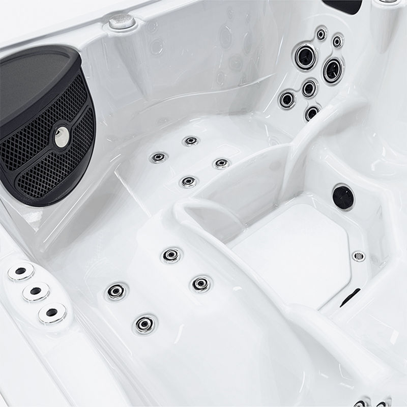 Relaxing ozone jet hydrotherapy tub home spa