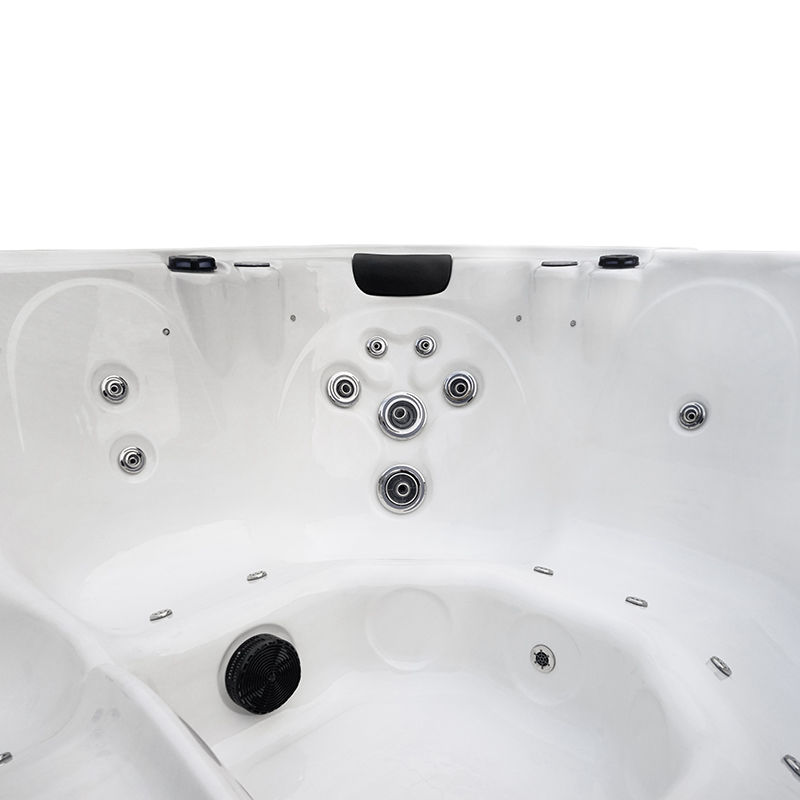 Outdoor hot tub 6 person square whirlpool hot tub spa