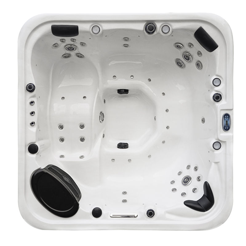 Outdoor hot tub 6 person square whirlpool hot tub spa