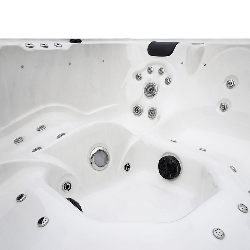 Outdoor hot tub 6 person square whirlpool hot tub spa