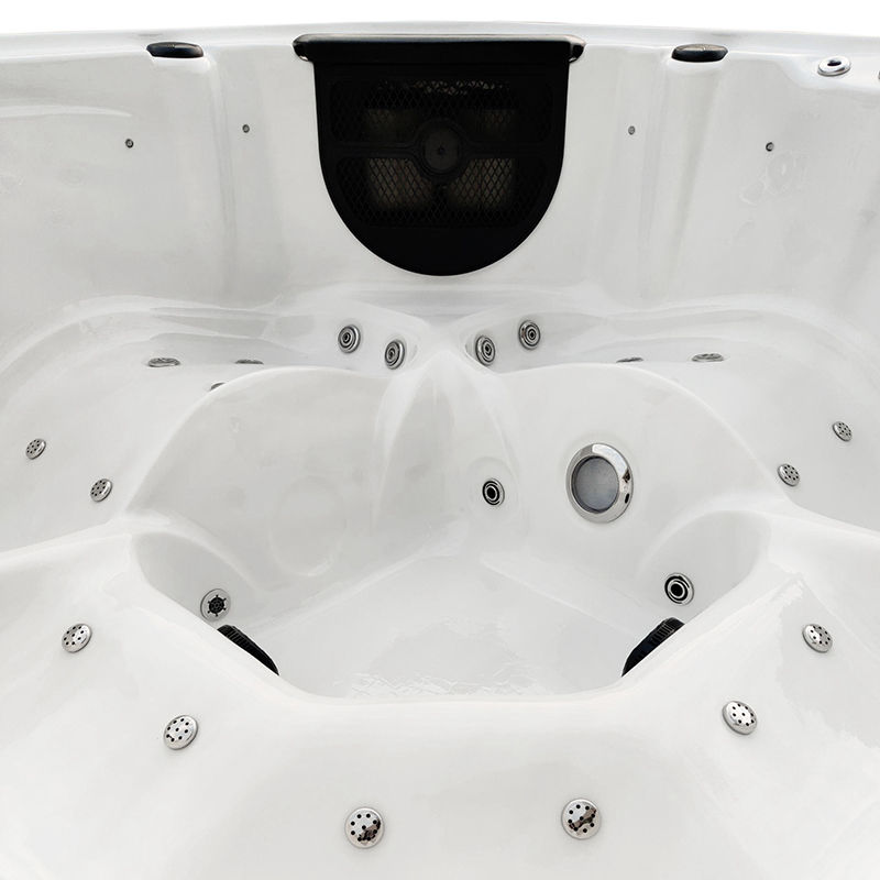 Ozone hydrotherapy rectangular outdoor spa hot tub pool