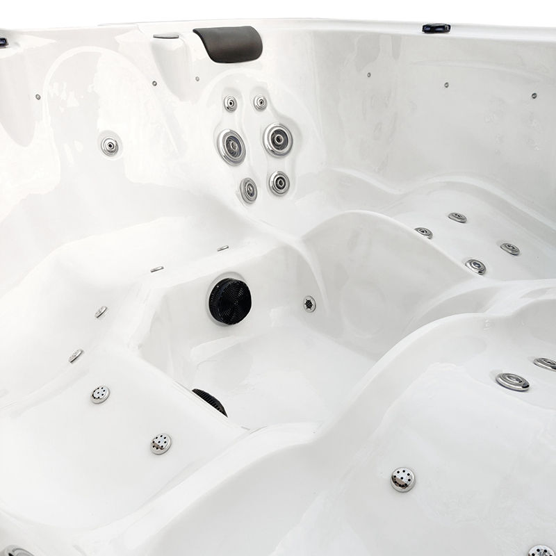 Ozone hydrotherapy rectangular outdoor spa hot tub pool