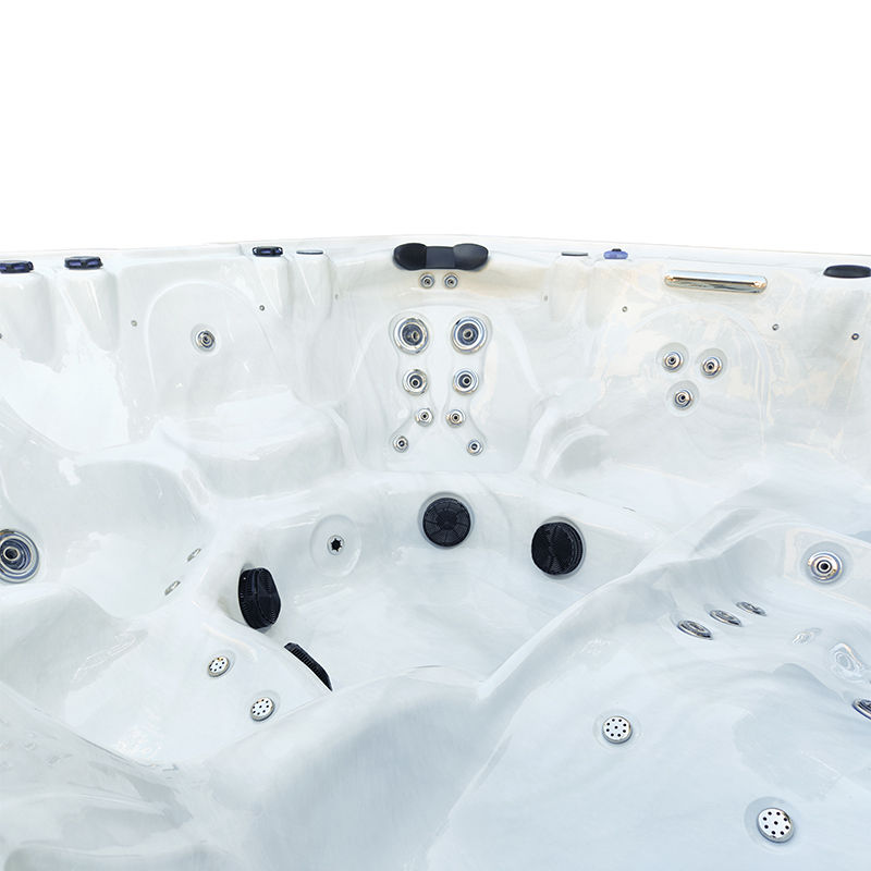 Balboa acrylic outdoor spa hot tub for relaxation