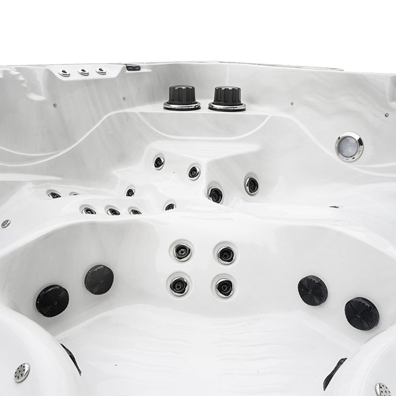 Aluminium pannel hydrojet whirlpool massage hot tub