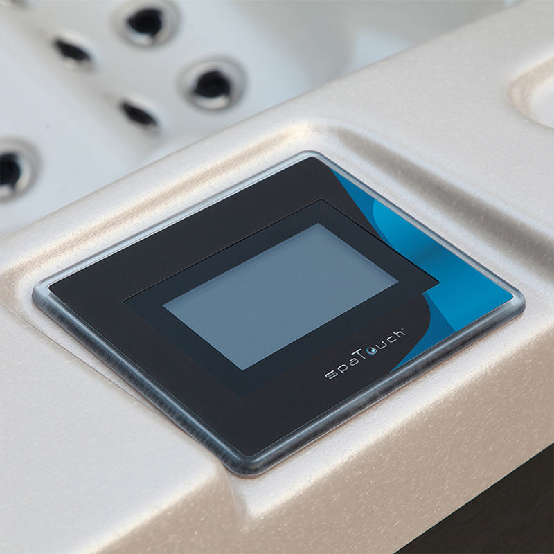 Aluminium pannel hydrojet whirlpool massage hot tub