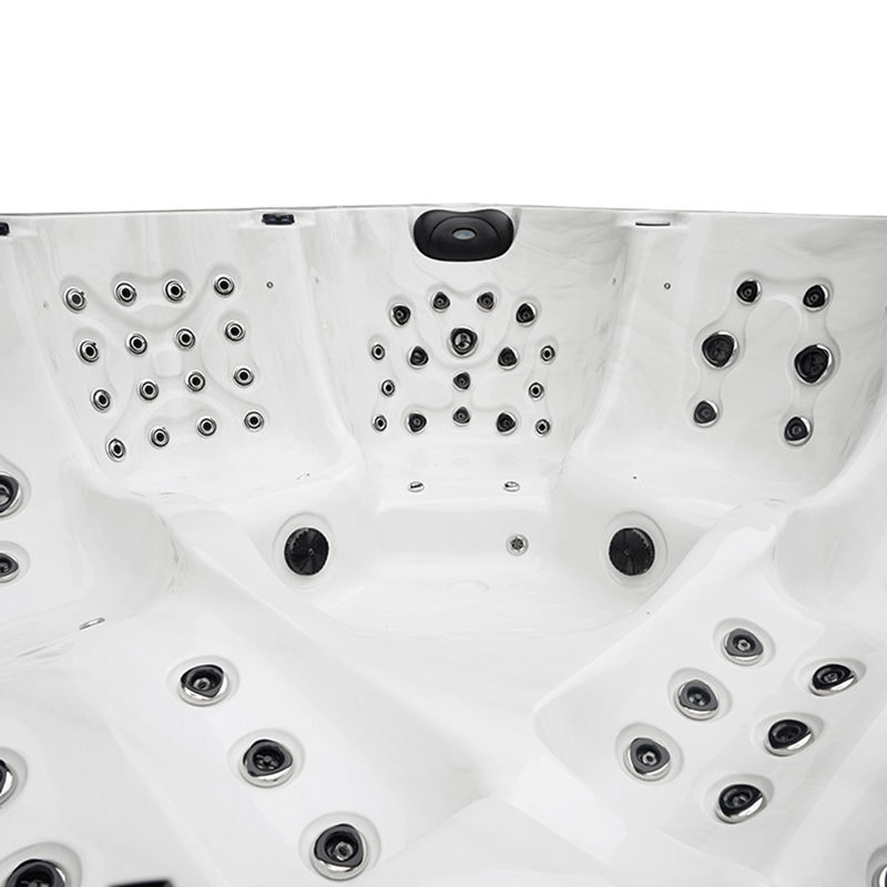 Aluminium pannel hydrojet whirlpool massage hot tub