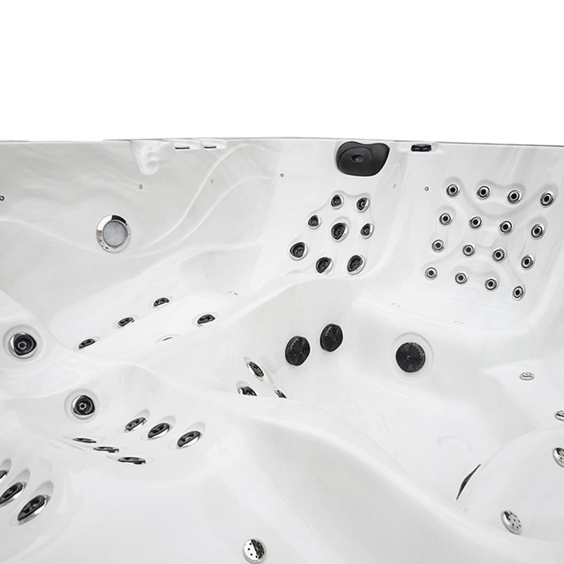 Aluminium pannel hydrojet whirlpool massage hot tub