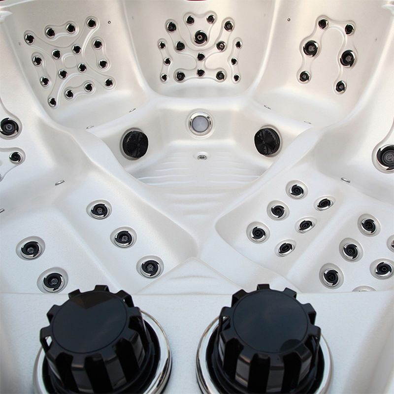 Aluminium pannel hydrojet whirlpool massage hot tub