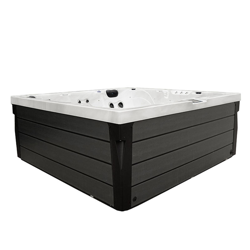 Aluminium pannel hydrojet whirlpool massage hot tub