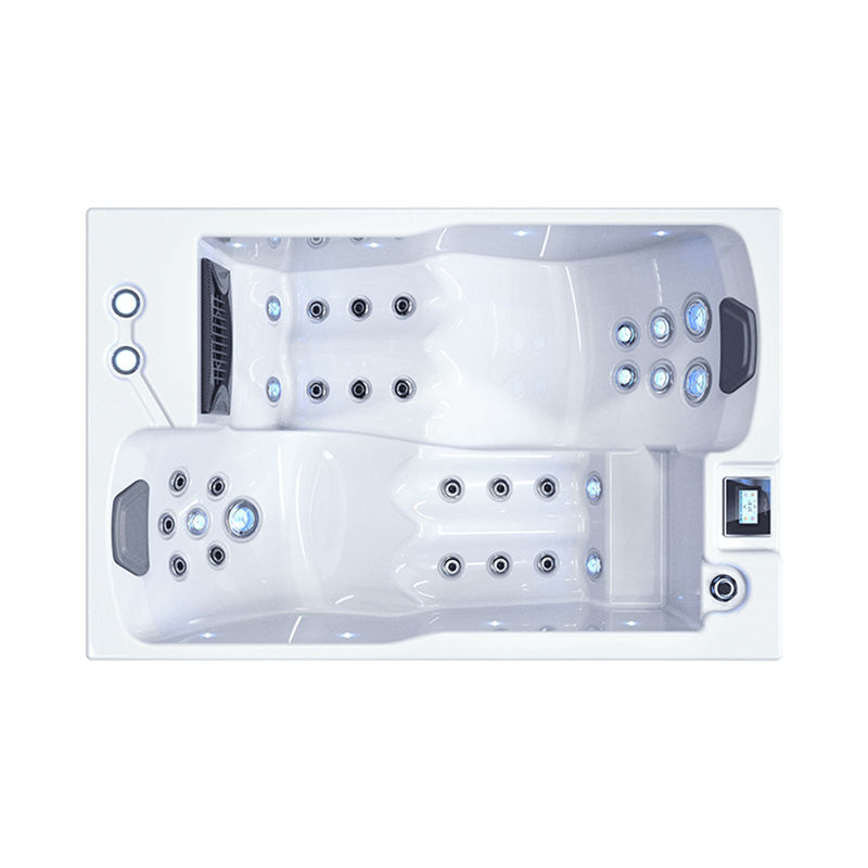 2 Person Double Lounger Whirlpool Acrylic Hot Tub
