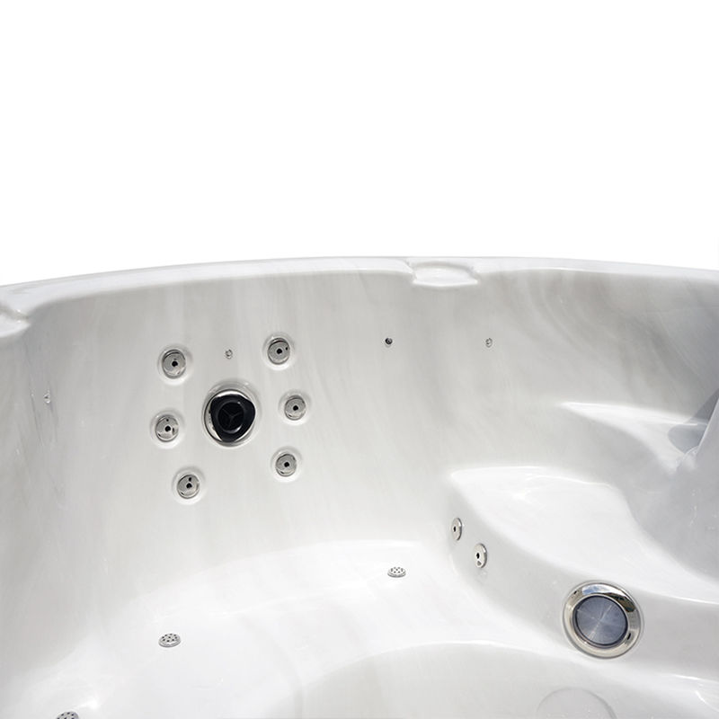 5 person round massage garden hot tub spa