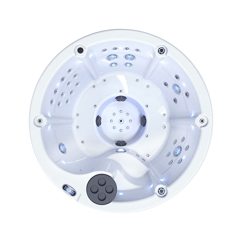 5 person round massage garden hot tub spa