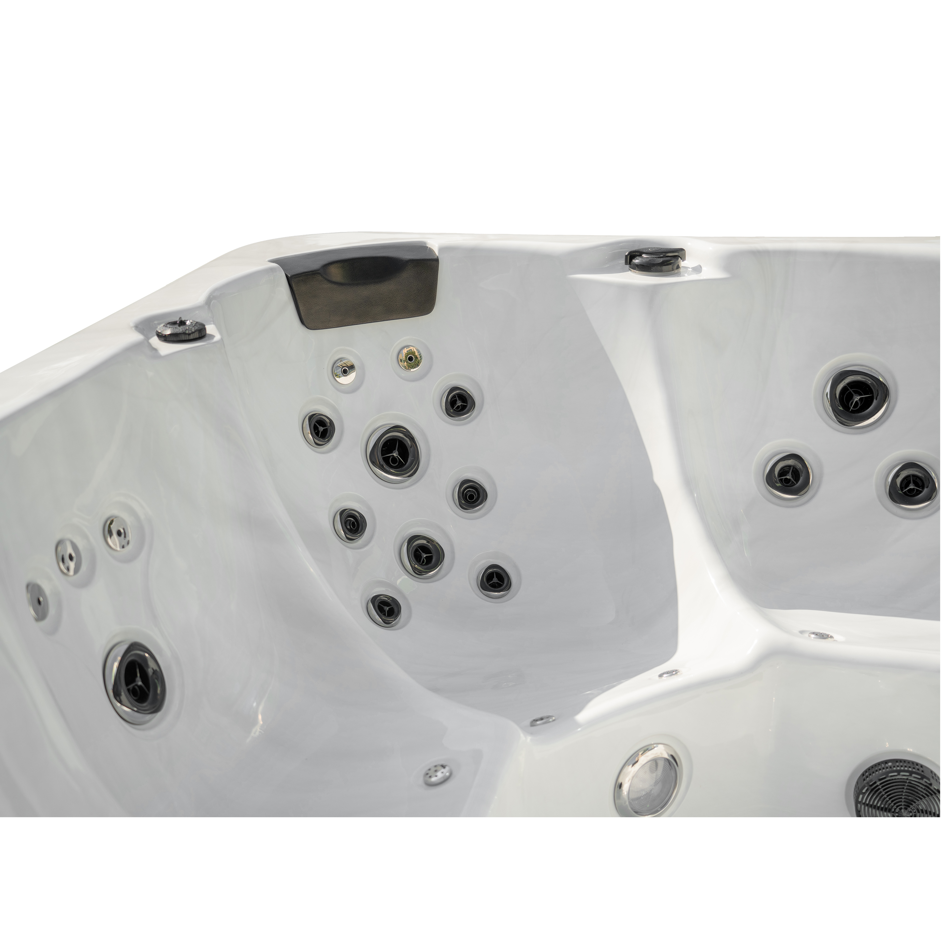5 Person hot tubs massage tub spa with 2 loungers