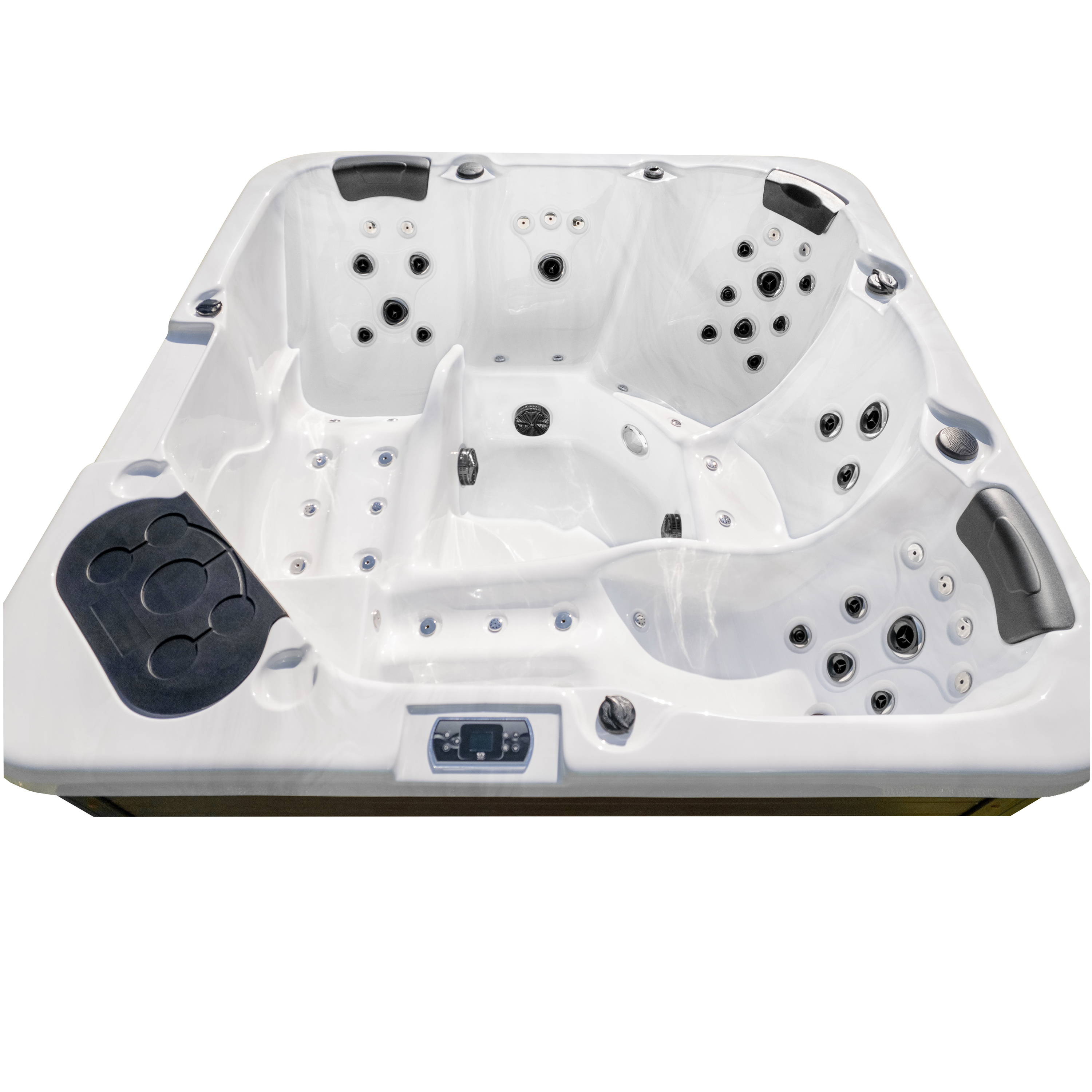 5 Person hot tubs massage tub spa with 2 loungers