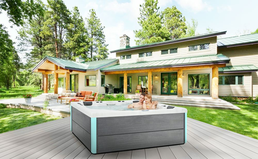 What negative impact does an outdoor jacuzzi bathtub have on the environment?