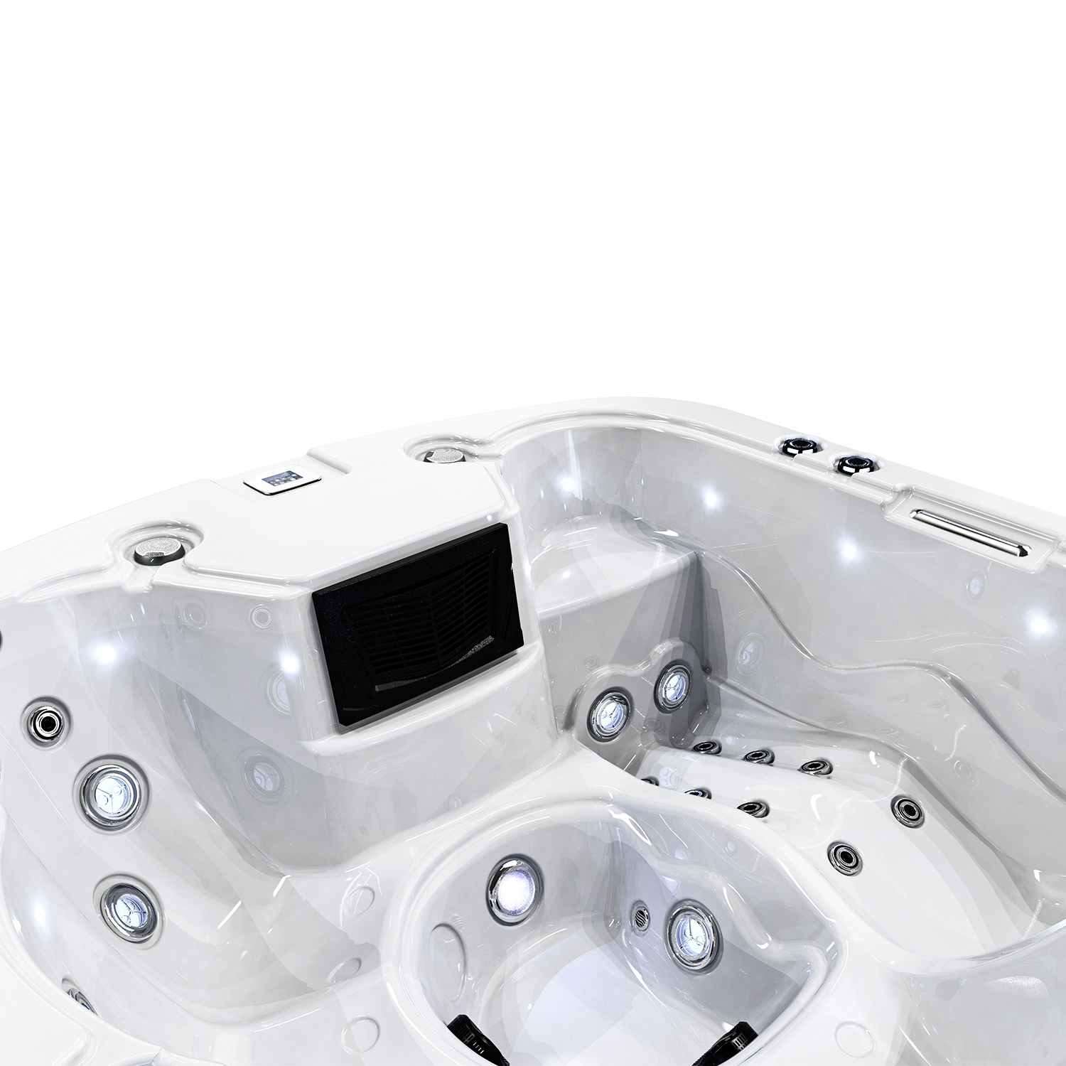 1 lounge 4 seats whirlpool massage hot tubs with hydro jets