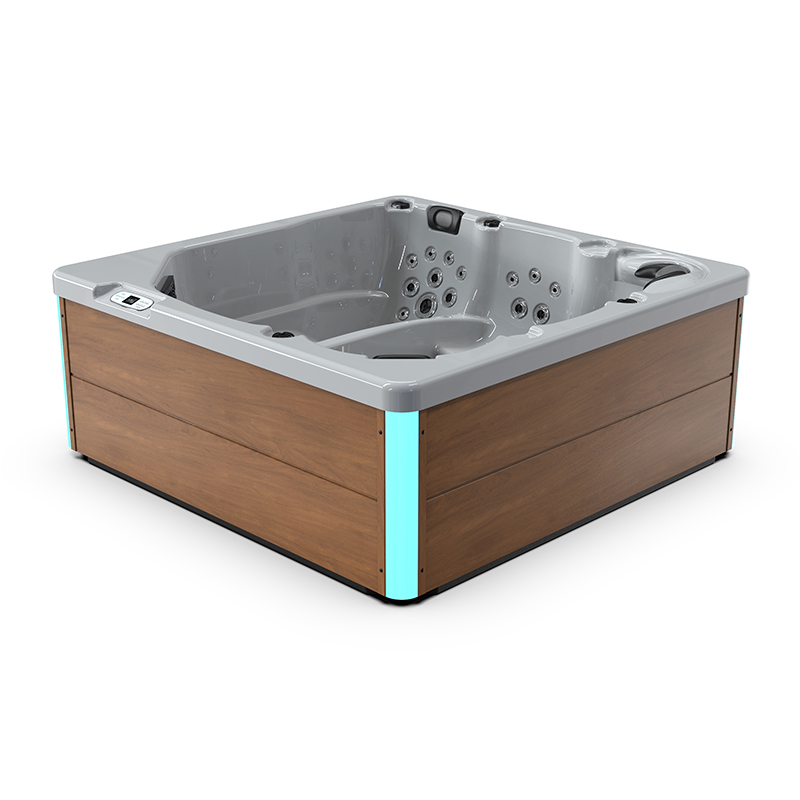 Balboa plug and play hydropool 6 person hot tub with lounger Balboa plug and play hydropool 6 person hot tub with lounger