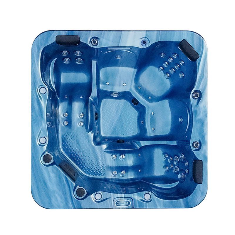 Outside hottub 34 jets semi inground hot tub Outside hottub 34 jets semi inground hot tub