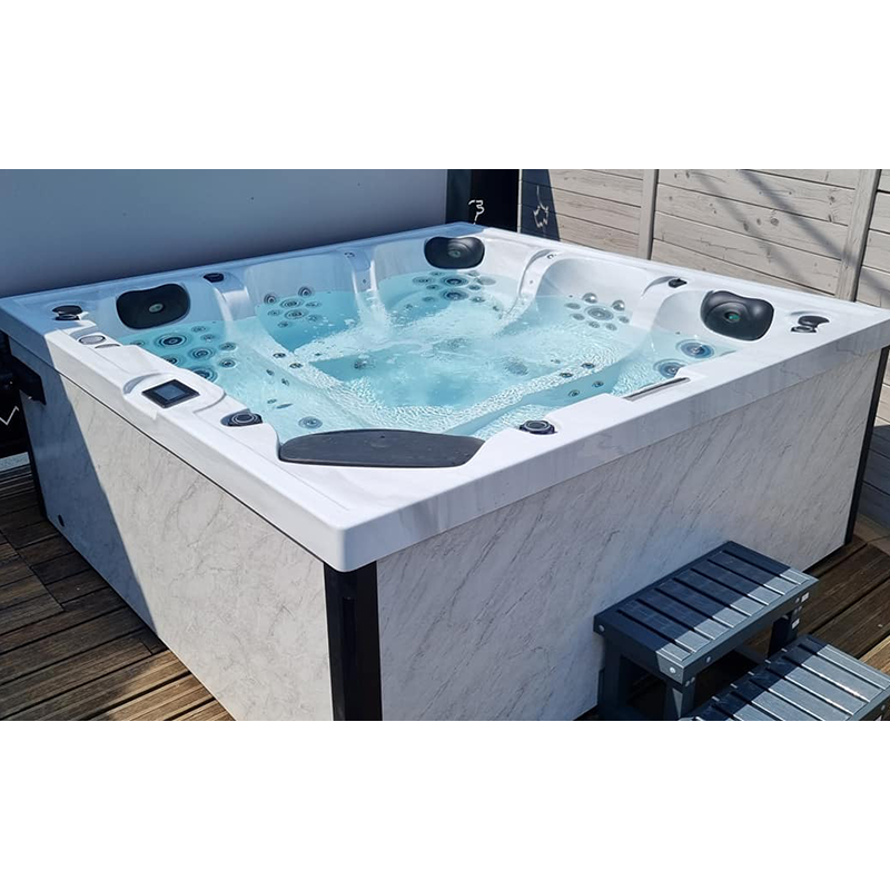 Where is the best location for outdoor spa tubs?