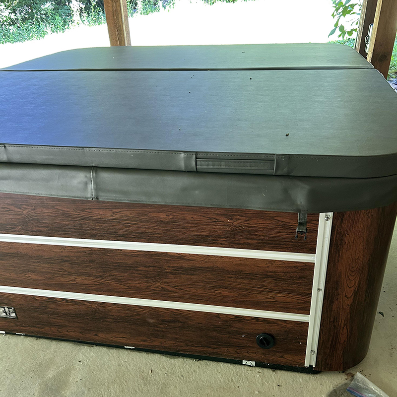 What type of insulation is best for an exterior hot tub?