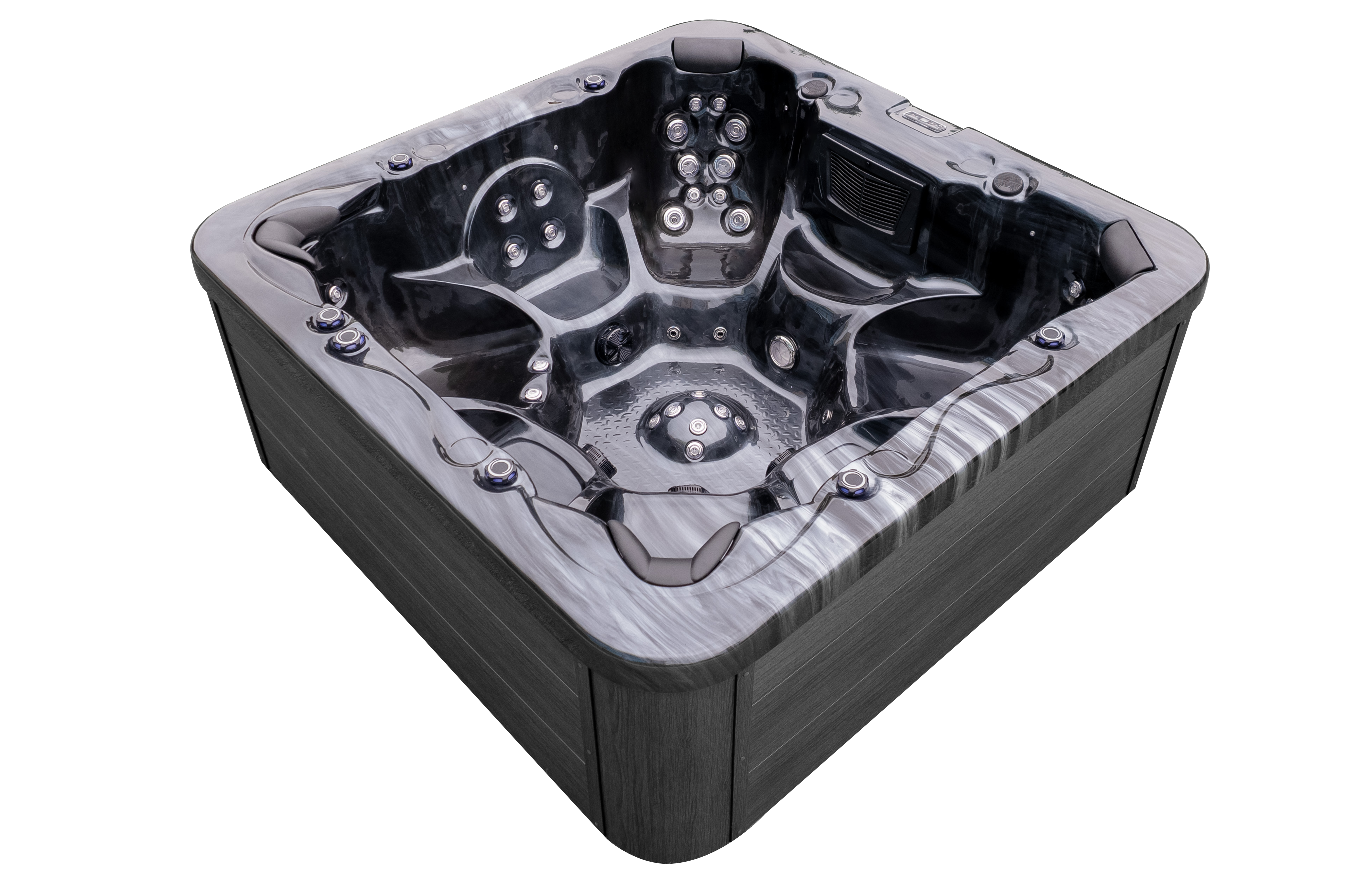 Modern hot tub outdoor luxury 7 seater spa