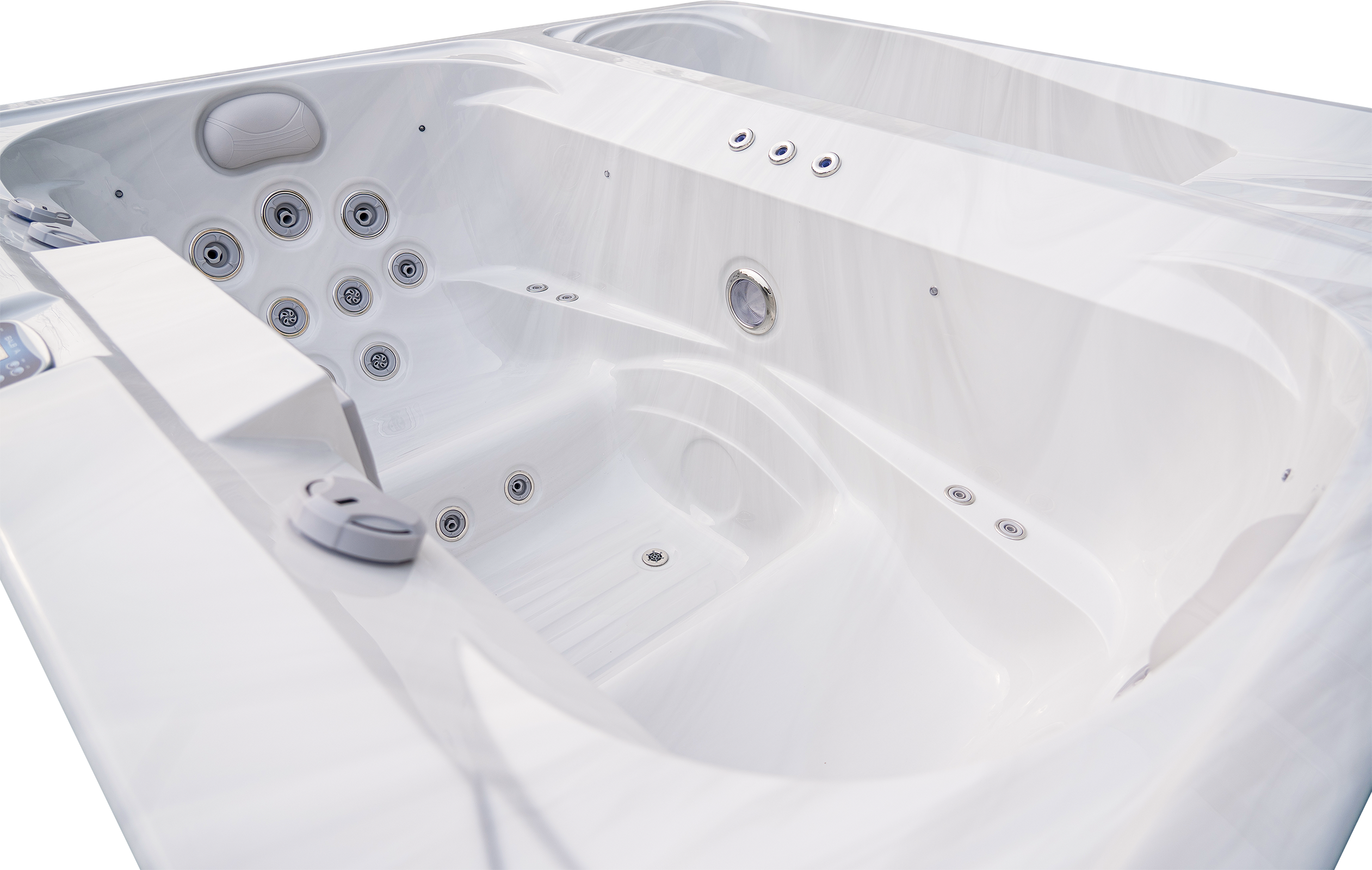 dual temperature hot tub