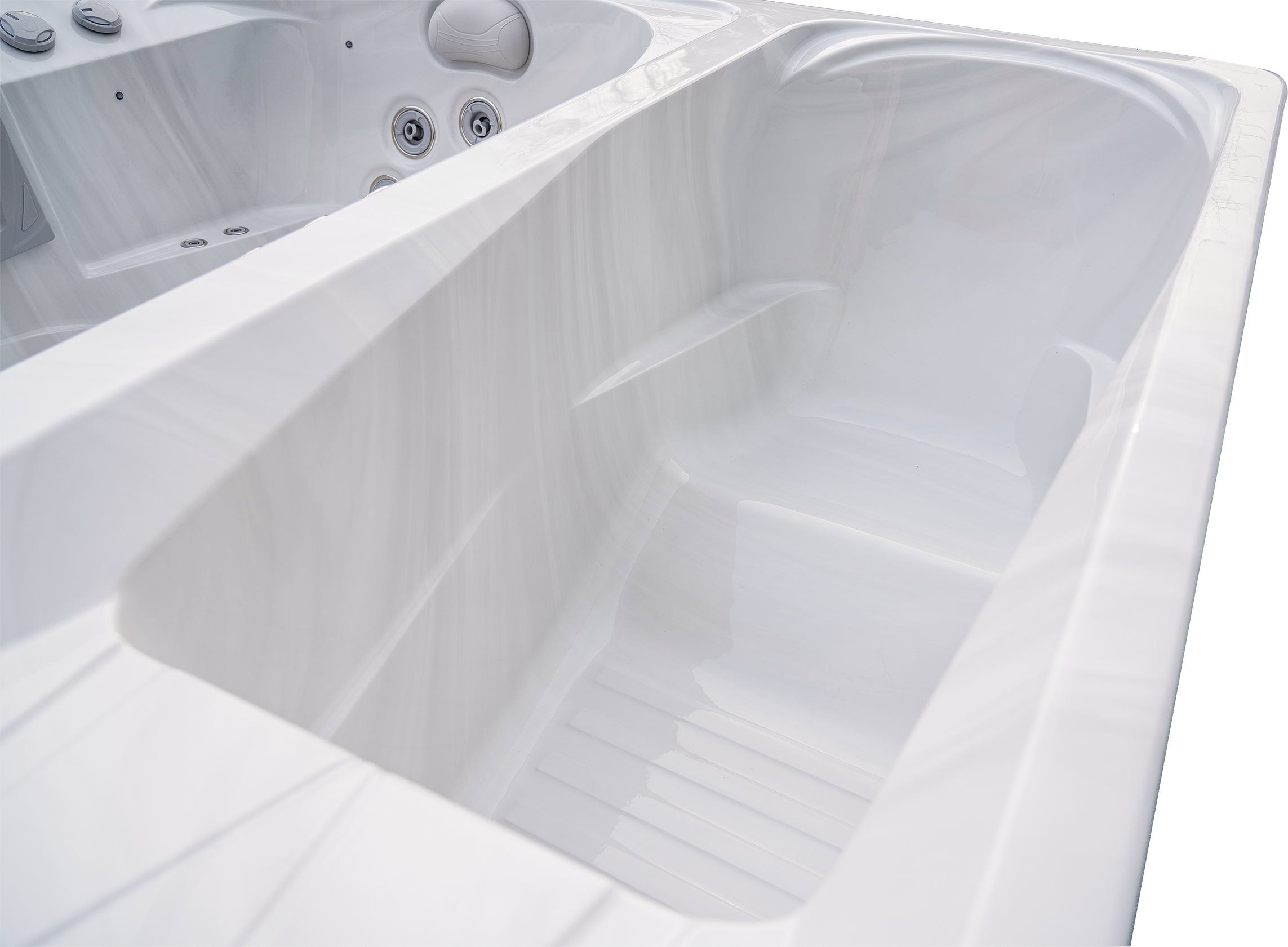 dual temperature hot tub