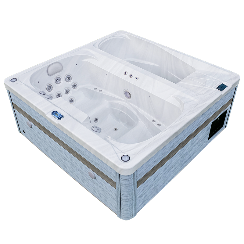 Dual Temperature Acrylic Spa Cold Plunge And Hot Tub Dual Temperature Acrylic Spa Cold Plunge And Hot Tub