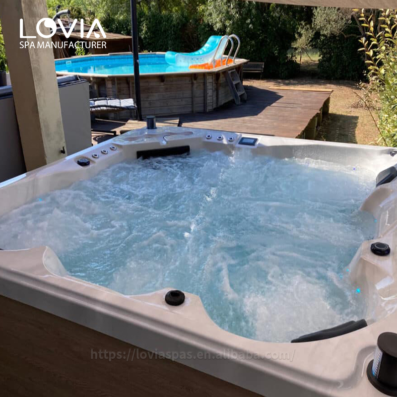 Can I wrap an outdoor whirlpool hot tub with vinyl?