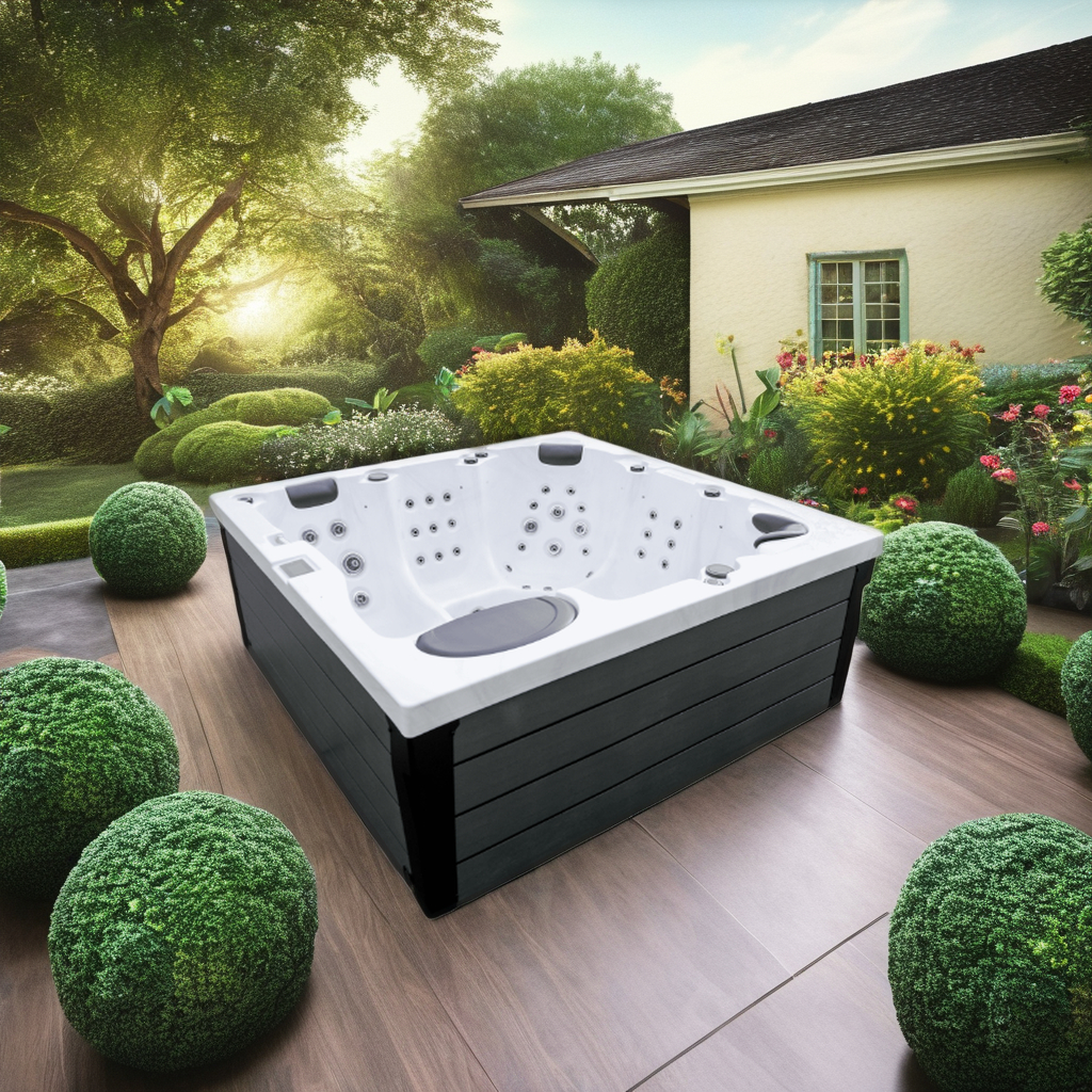 outdoor spa hot tub
