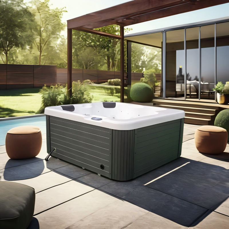 Outdoor spa hot tubs: What are those floating white particles?