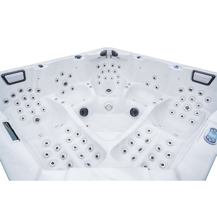 Hydromassage whirlpool outdoor spa hot tub with 103 jets