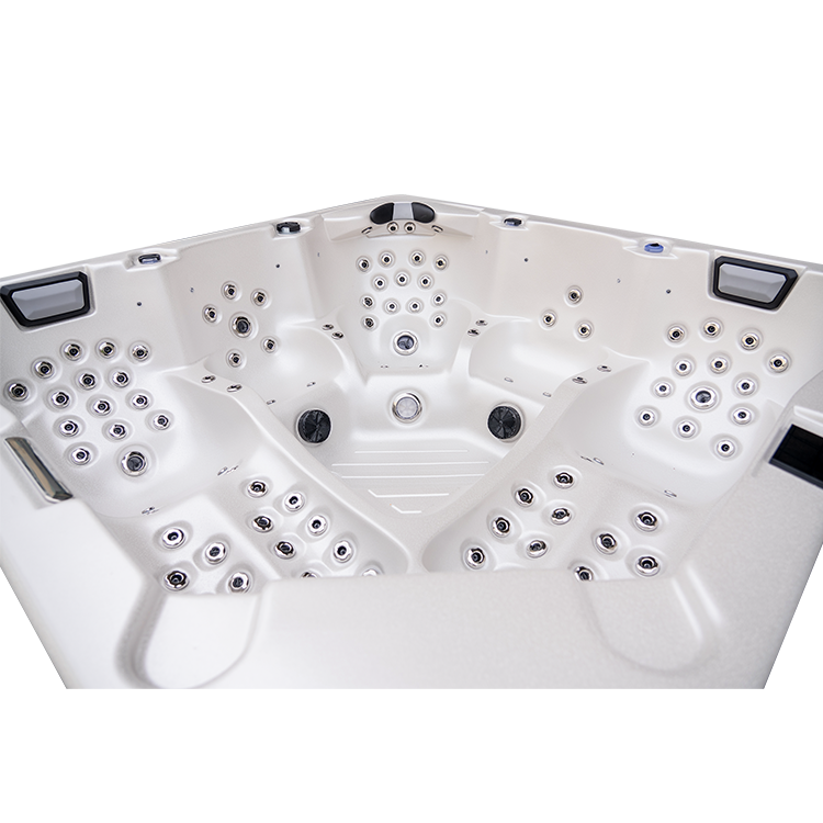 In ground square lazy spa 6 person aquarest hot tub spa