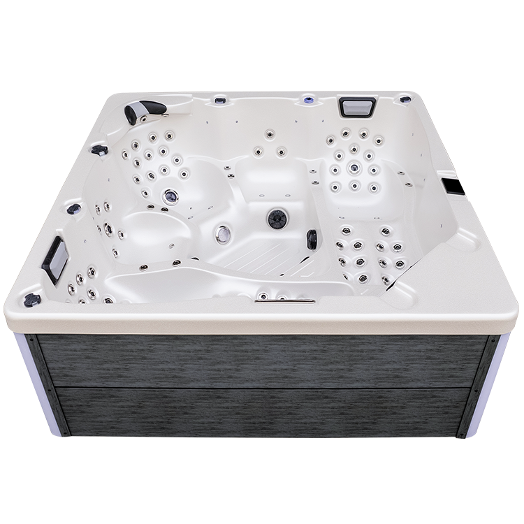 In ground square lazy spa 6 person aquarest hot tub spa