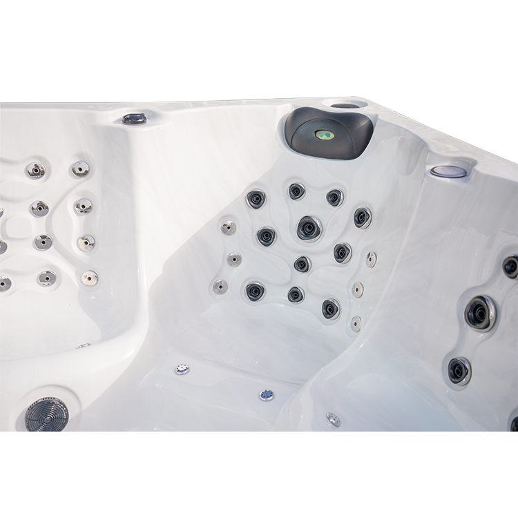 European style hydro whirlpool massage hot tubs