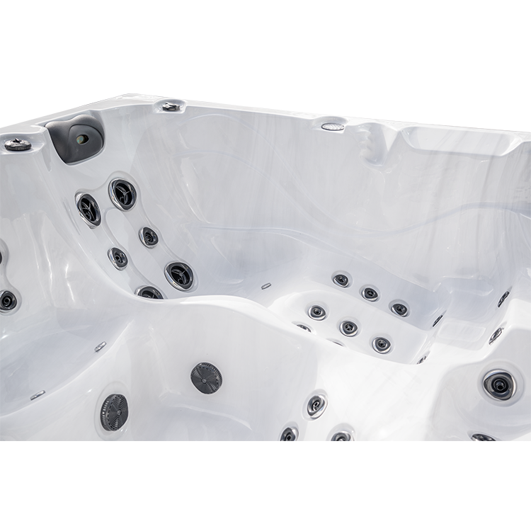 European style hydro whirlpool massage hot tubs