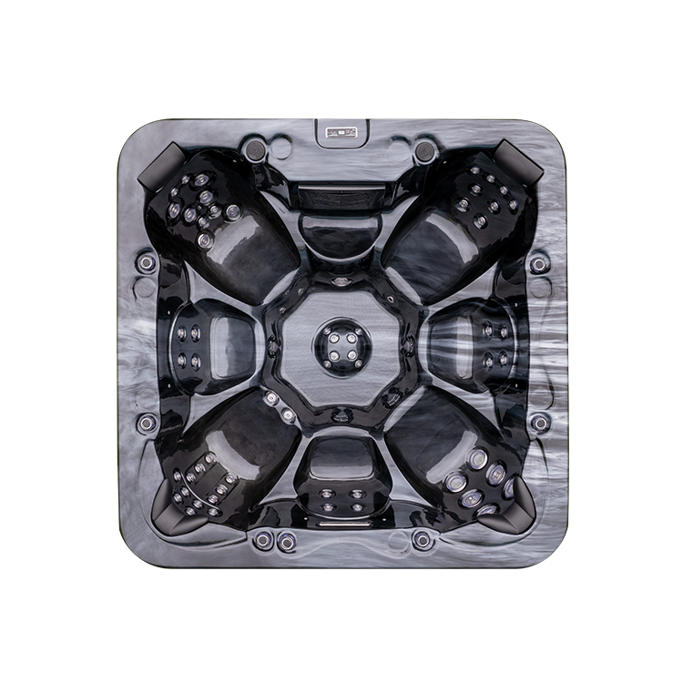 Jacuzzier 7 person plug and play hot tubs with 7 seats