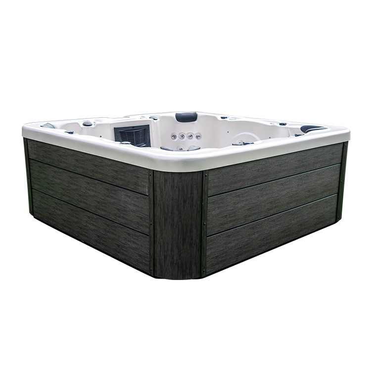 7 person salt water hot tub plug and play spa