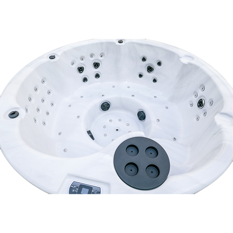 5 person round massage garden hot tub spa