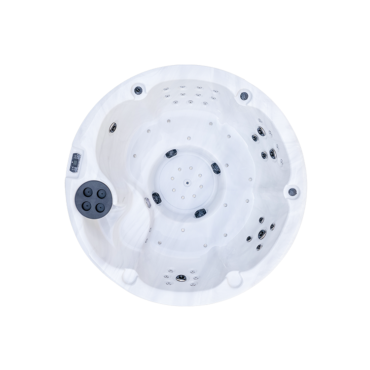 5 person round massage garden hot tub spa